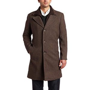 Kenneth Cole Twill Carcoat